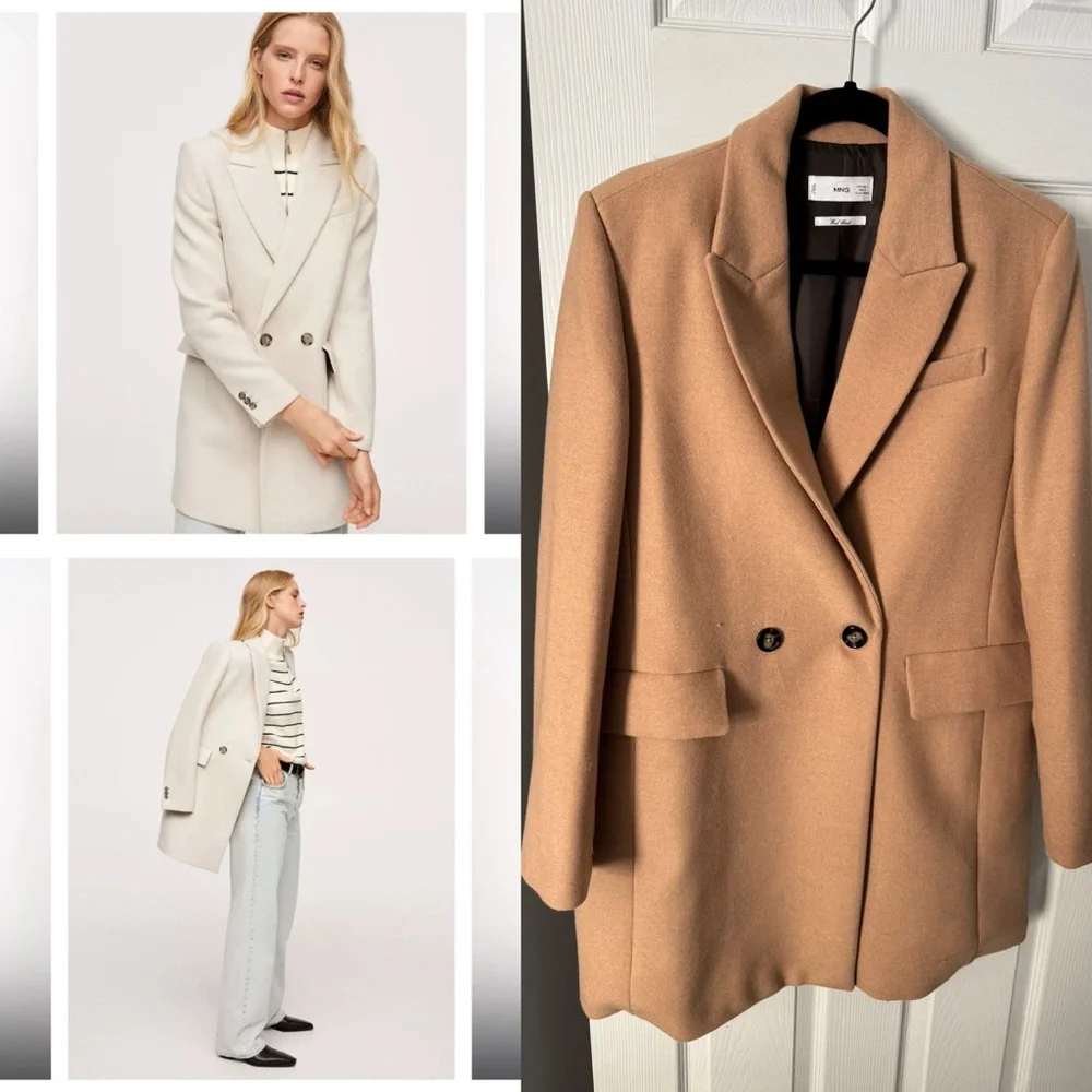 Mango Wool Blend Coat - Picture 1 of 11